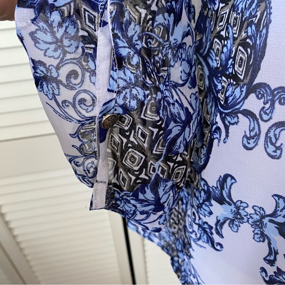 Bellissima sheer patterned blouse L - Picture 3 of 13